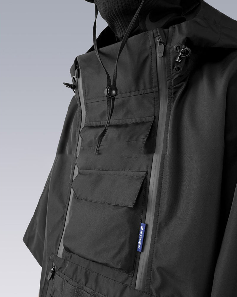 Cyberpunk Ninja Waterproof Cape -  three-layer jacket - Cyberpunk Ninja Waterproof Cape for Techwear Enthusiasts - View 8