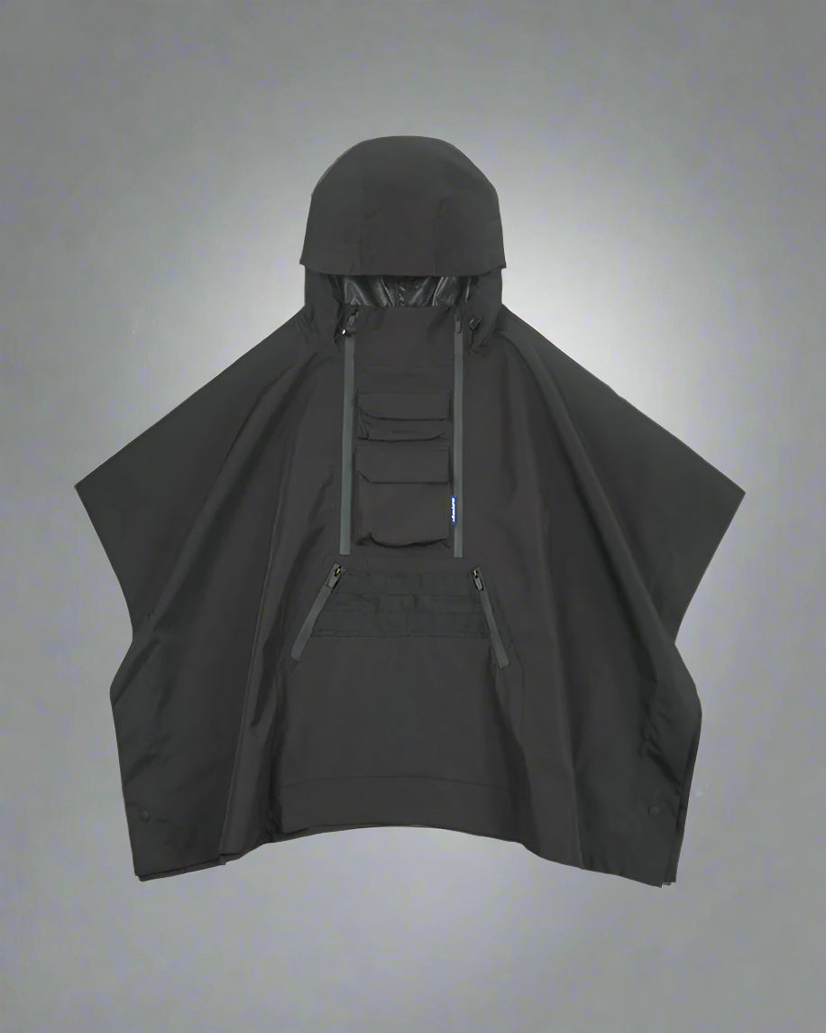 Cyberpunk Ninja Waterproof Cape - waterproof cape - Cyberpunk Ninja Waterproof Cape for Techwear Enthusiasts - View 9
