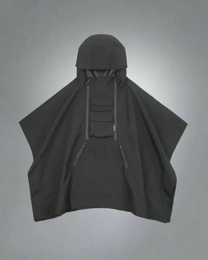 Cyberpunk Ninja Waterproof Cape - waterproof cape - Cyberpunk Ninja Waterproof Cape for Techwear Enthusiasts - View 9