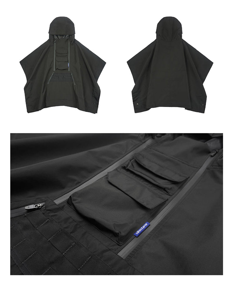 Cyberpunk Ninja Waterproof Cape -  cyberpunk jacket - Cyberpunk Ninja Waterproof Cape for Techwear Enthusiasts - View 11