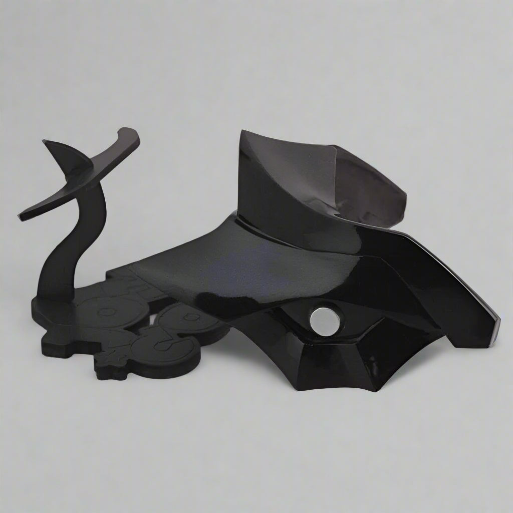 Cyberpunk Oni Half Face Mask -  cosplay accessory - Cyberpunk Oni Half Face Mask for Unique Style - View 3