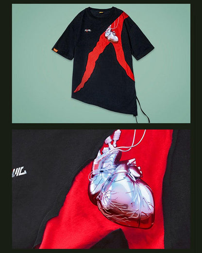 Cyberpunk Prosthetic Heart Tee - cyberpunk - Cyberpunk Prosthetic Heart Tee for Bold Style - View 11