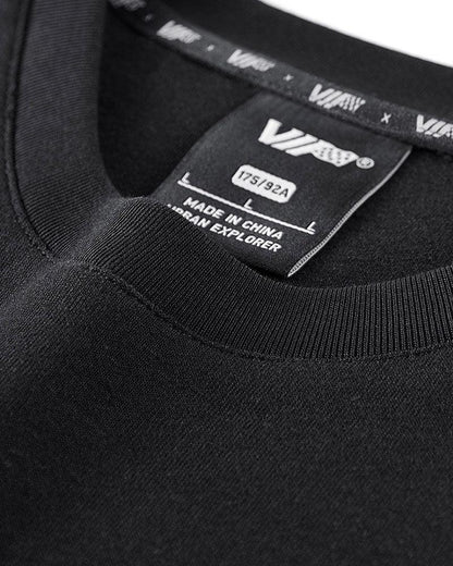 Cyberpunk Samurai Emblem Tee -  badge - Stylish Cyberpunk Samurai Emblem T-Shirt for Everyday Wear - View 3