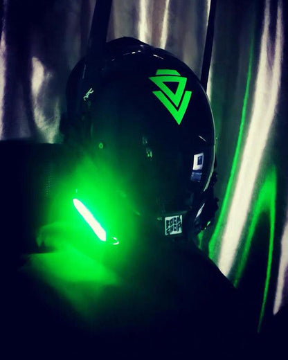 Cyberpunk Sci-Fi Winged Helmet - cyberpunk helmet - Cyberpunk Sci-Fi Winged Helmet for Futuristic Style - View 7