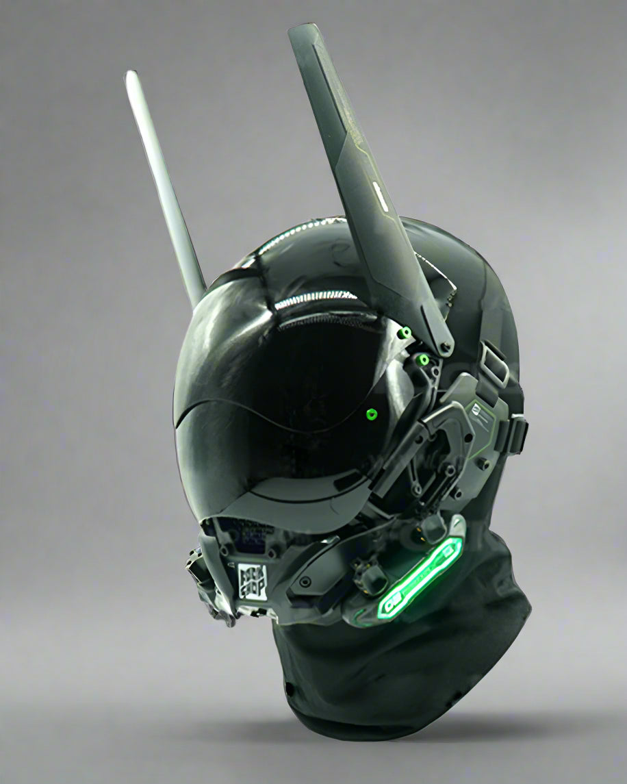 Cyberpunk Sci-Fi Winged Helmet for Futuristic Style – Imaphotic