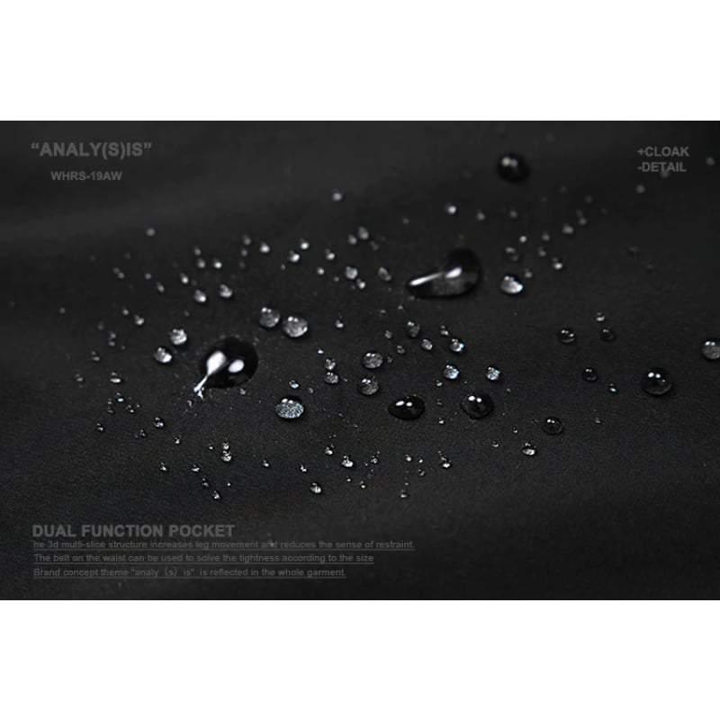 Cyberpunk Waterproof Samurai Cloak -  urban adventure apparel - Waterproof Samurai Cloak for Urban Adventures - View 5
