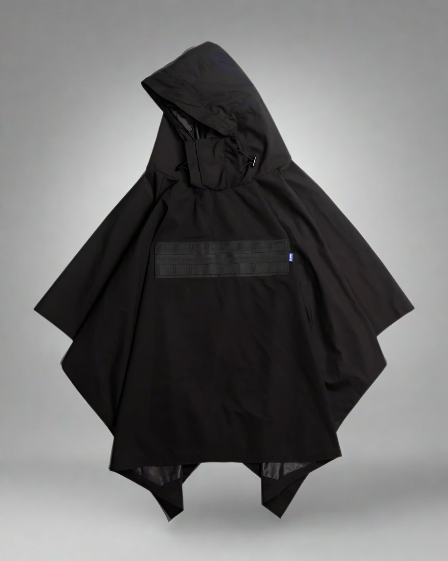 Cyberpunk Waterproof Samurai Cloak -  techwear - Waterproof Samurai Cloak for Urban Adventures - View 4