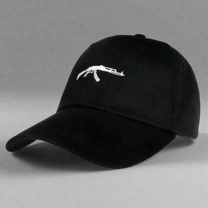 Defend Your Style: Firearm Cap -  stylish outdoor headwear - Firearm Cap: Premium Outdoor Style in Black - View 5