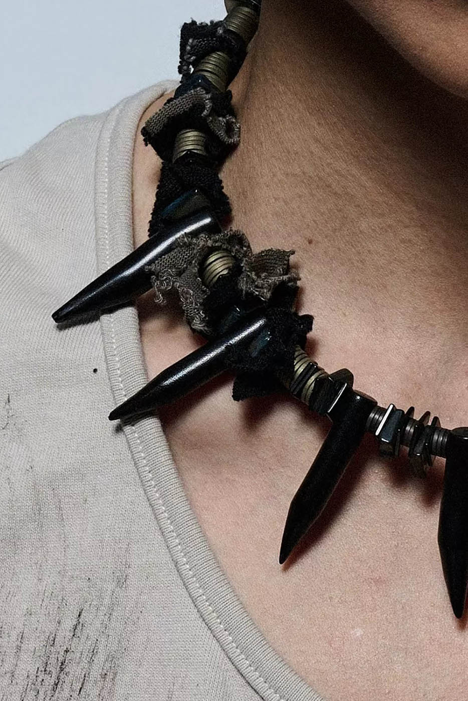 Detachable Tassel Buds Necklace -  statement necklace - Versatile Detachable Tassel Necklace with Tribal Flair - View 4