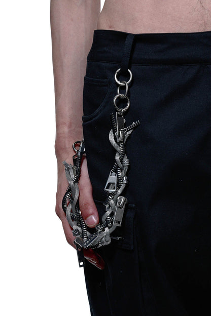 Devouring Spiral Pendant Necklace -  versatile accessories - Devouring Spiral Pendant Necklace with Industrial Charm - View 7