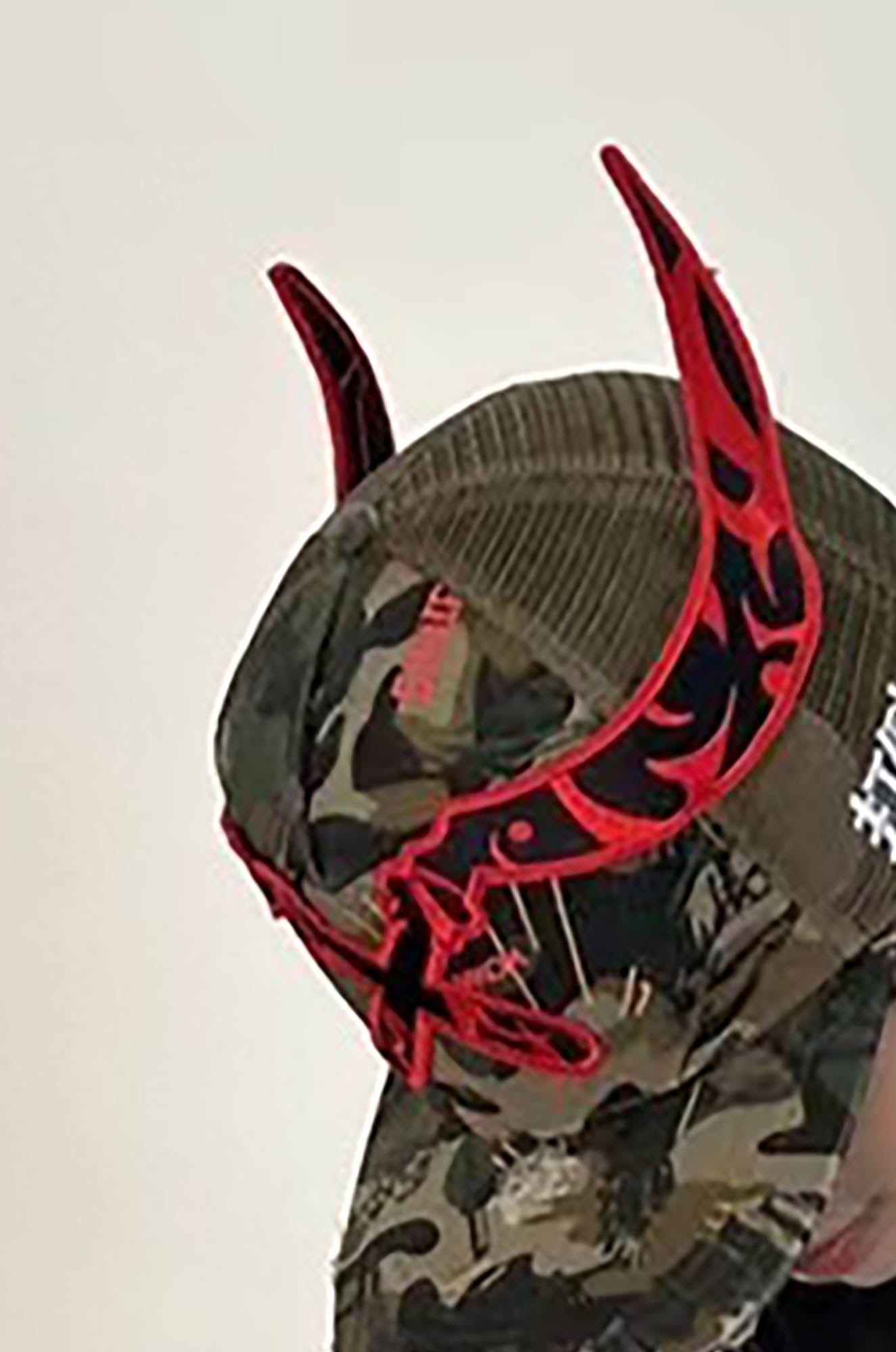 Distressed Camo Sickle Cap -  breathable mesh cap - Distressed Camo Sickle Cap for Tactical Style - View 10
