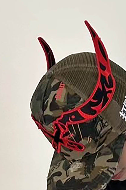 Distressed Camo Sickle Cap -  breathable mesh cap - Distressed Camo Sickle Cap for Tactical Style - View 10