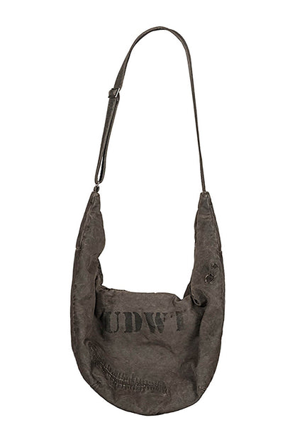 Distressed Crescent Wanderer Bag -  distressed bag - Unique Distressed Crescent Wanderer Bag for Everyday Use - View 12