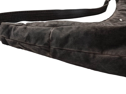 Distressed Crescent Wanderer Bag - spacious crescent bag - Unique Distressed Crescent Wanderer Bag for Everyday Use - View 10