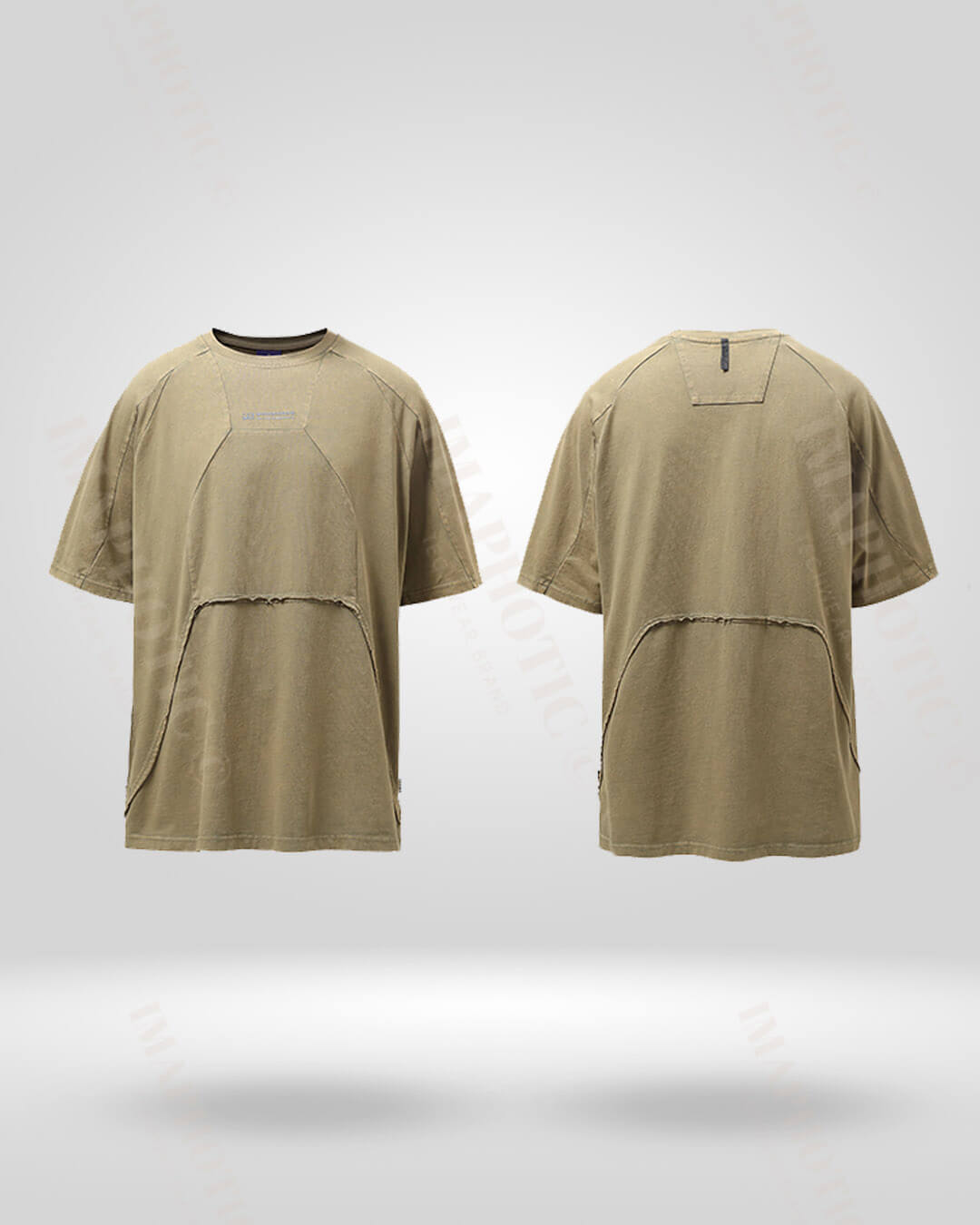 Distressed Drop Shoulder Tee -  lightweight cotton tee - Oversized Distressed Drop Shoulder Tee for Effortless Style - View 7