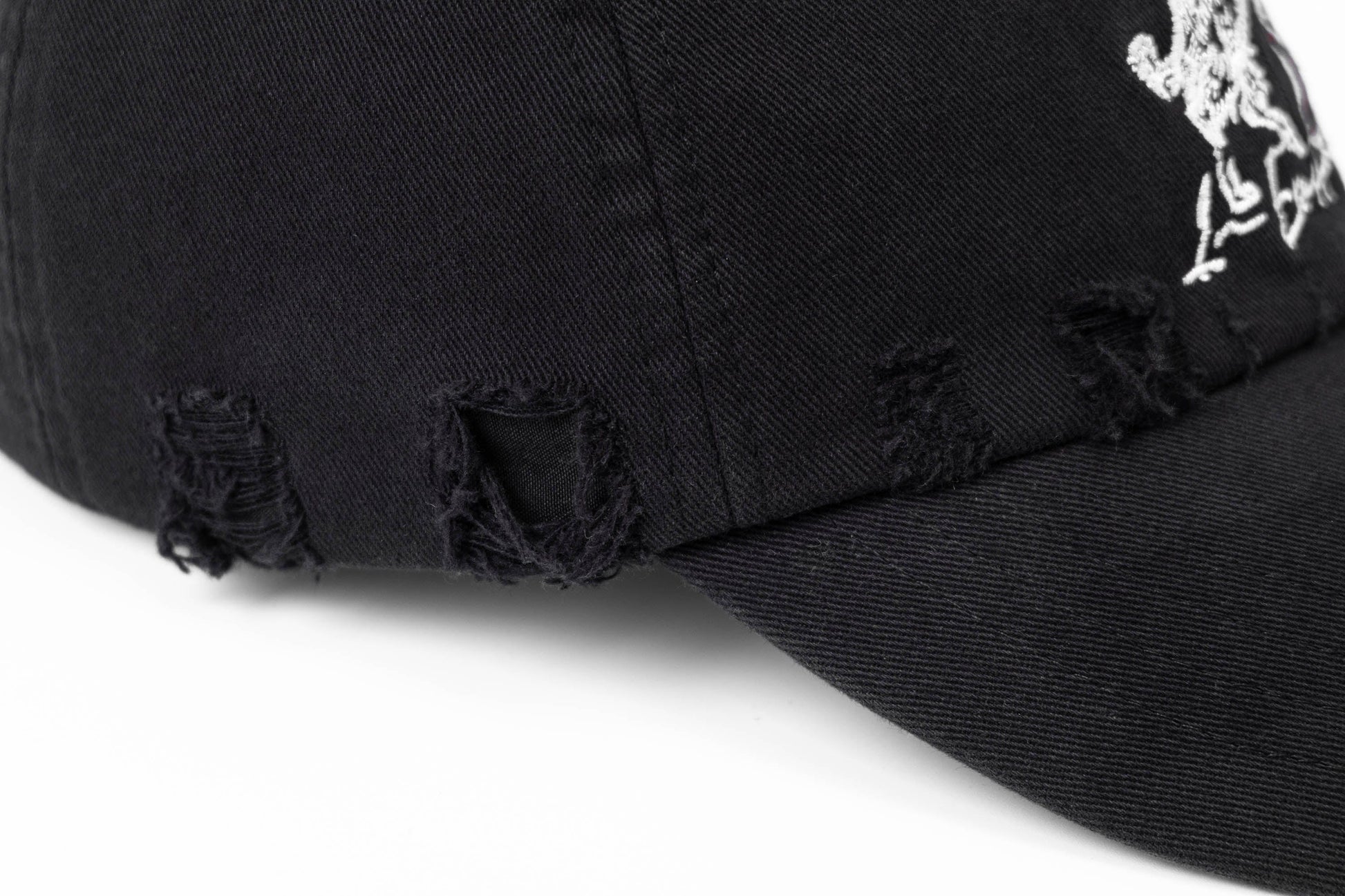 Distressed Embroidered Classic Cap -  cotton baseball cap - Distressed Embroidered Cap for Vintage Style Enthusiasts - View 18