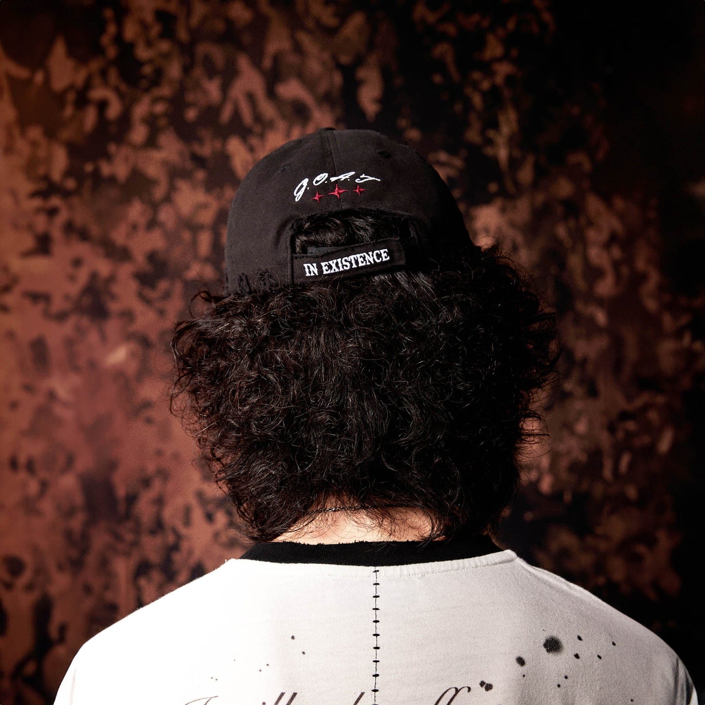 Distressed Embroidered Classic Cap -  cotton baseball cap - Distressed Embroidered Cap for Vintage Style Enthusiasts - View 4