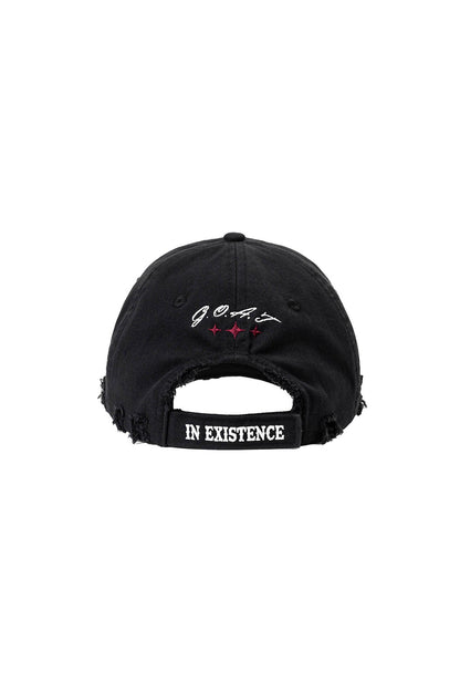 Distressed Embroidered Classic Cap - distressed cap - Distressed Embroidered Cap for Vintage Style Enthusiasts - View 22