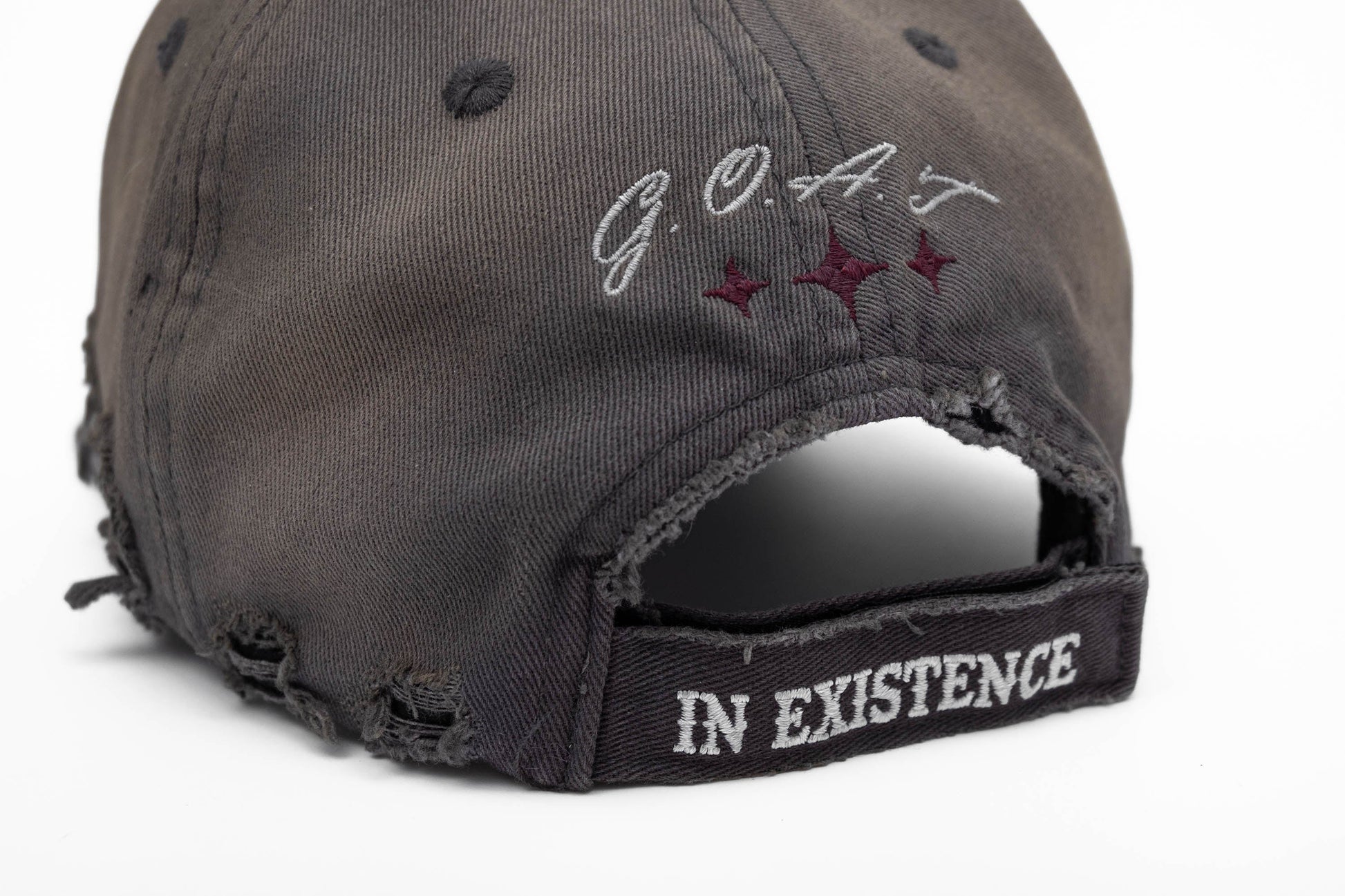 Distressed Embroidered Classic Cap -  vintage hat - Distressed Embroidered Cap for Vintage Style Enthusiasts - View 14