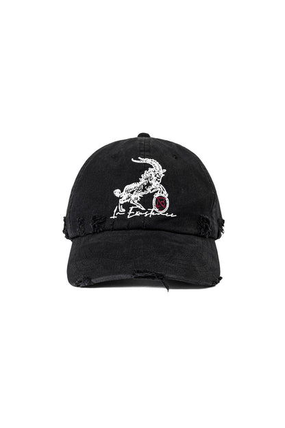 Distressed Embroidered Classic Cap -  vintage hat - Distressed Embroidered Cap for Vintage Style Enthusiasts - View 21