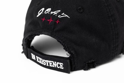 Distressed Embroidered Classic Cap - vintage-inspired cap - Distressed Embroidered Cap for Vintage Style Enthusiasts - View 16