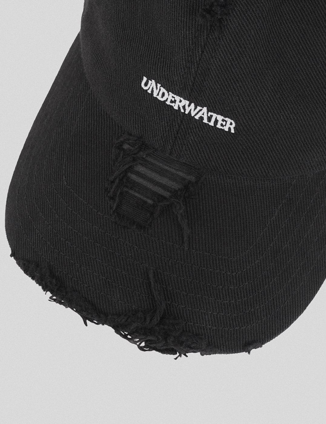 Distressed Logo Swim Cap -  adjustable cap - Trendy Distressed Logo Swim Cap for Stylish Swimmers - View 3