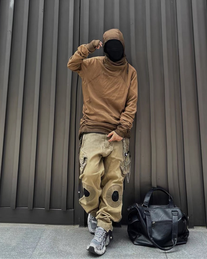 Distressed Multi-Pocket Casual Pants - cargo pants - Versatile Distressed Multi-Pocket Casual Pants - View 13