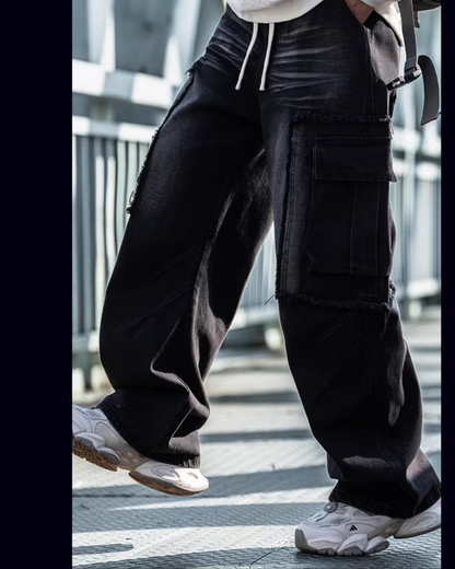 Distressed Straight-Leg Street Jeans -  casual wear - Distressed Straight-Leg Jeans for Effortless Style - View 5