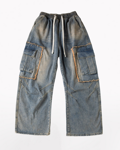 Distressed Straight-Leg Street Jeans -  everyday casual jeans - Distressed Straight-Leg Jeans for Effortless Style - View 8