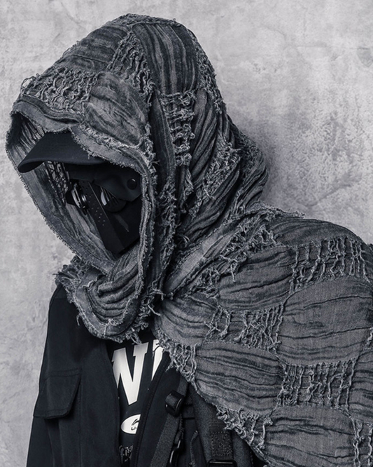 Distressed Tactical Shawl Scarf - stylish accessories - Distressed Tactical Shawl Scarf for Urban Style - Main view