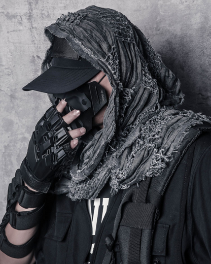 Distressed Tactical Shawl Scarf - tactical scarf - Distressed Tactical Shawl Scarf for Urban Style - View 2