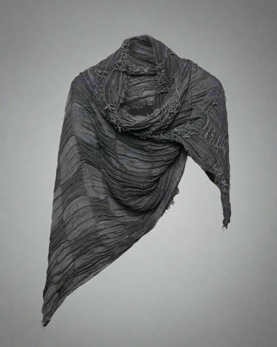 Distressed Tactical Shawl Scarf -  urban fashion - Distressed Tactical Shawl Scarf for Urban Style - View 7