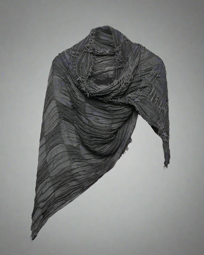 Distressed Tactical Shawl Scarf -  urban fashion - Distressed Tactical Shawl Scarf for Urban Style - View 7