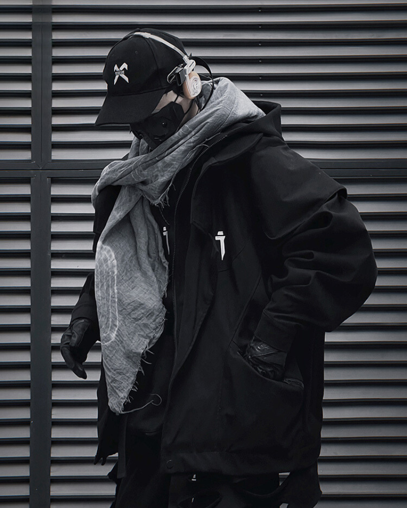 Distressed Two-Piece Unisex Jacket -  polyester - Distressed Unisex Two-Piece Jacket for Everyday Style - View 6