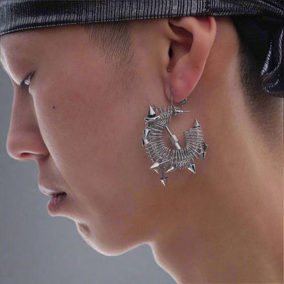 Dreamy Time Traveler Earrings - earrings - Futuristic Punk Dreamy Time Traveler Earrings - Main view