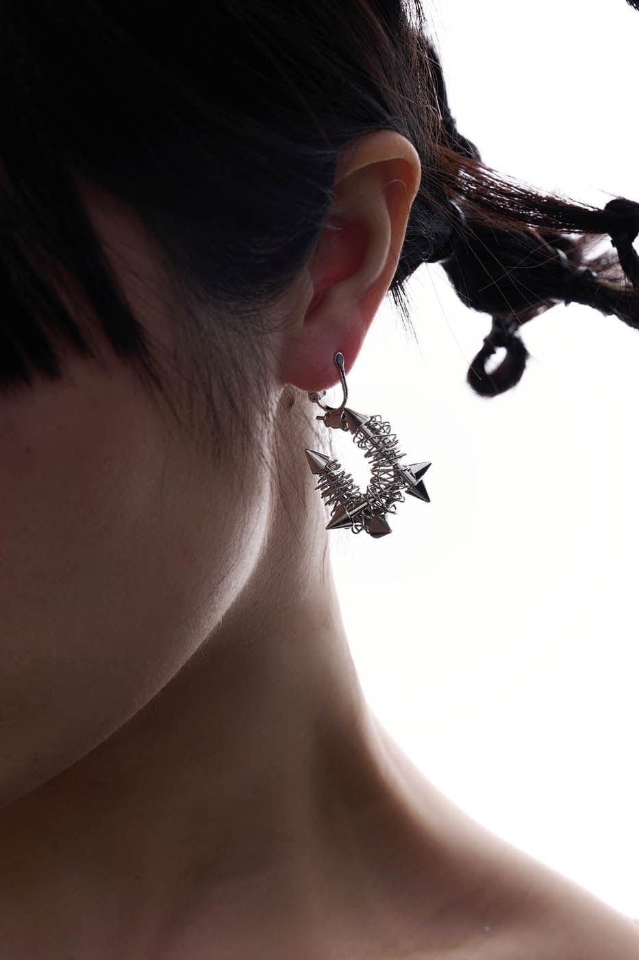 Dreamy Time Traveler Earrings -  futuristic - Futuristic Punk Dreamy Time Traveler Earrings - View 4