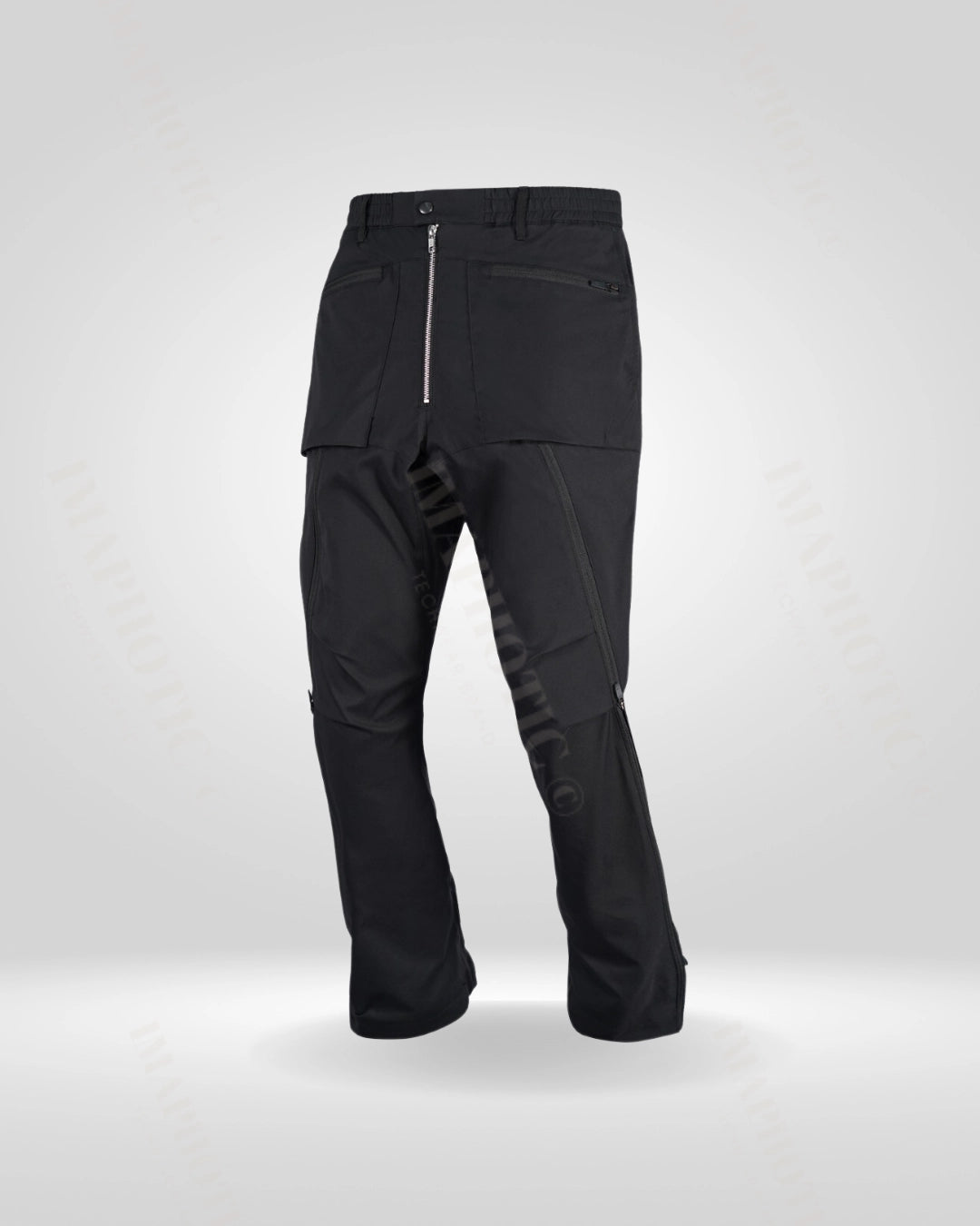 Durable Side Zipper Pants -  bell-bottoms - Comfortable Side Zipper Pants with Flexibility - View 3
