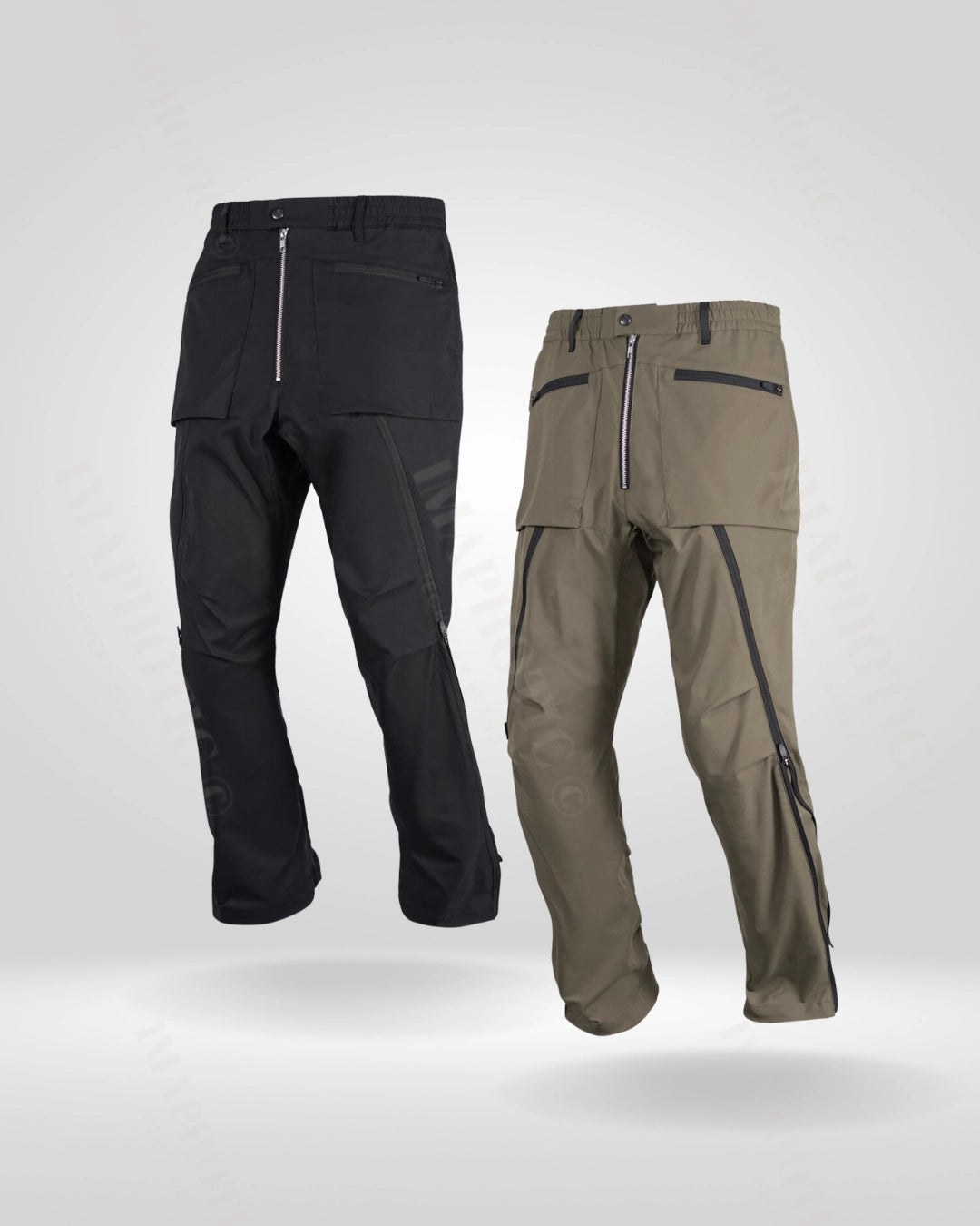 Durable Side Zipper Pants - comfortable pants - Comfortable Side Zipper Pants with Flexibility - Main view