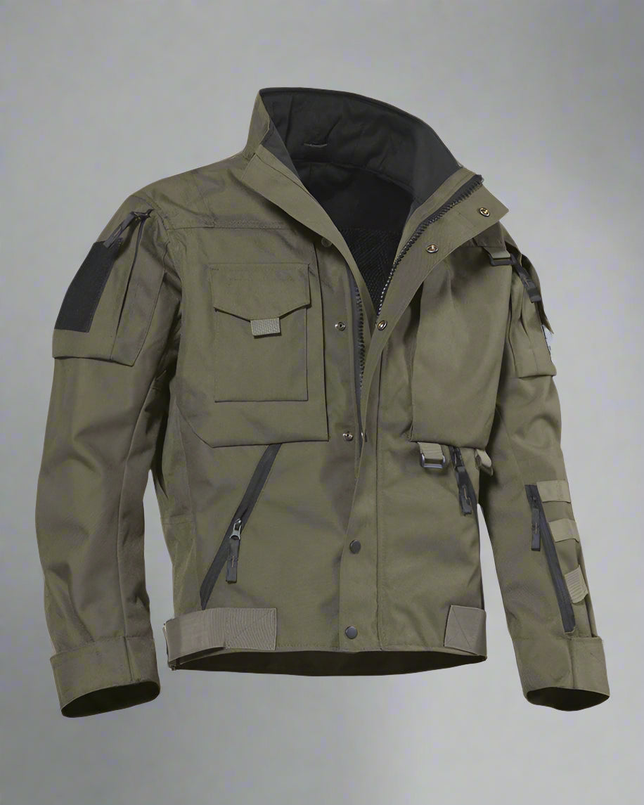 Durable Soft Shell Winter Jacket - winter techwear - Durable Soft Shell Winter Jacket for Outdoor Use - View 3
