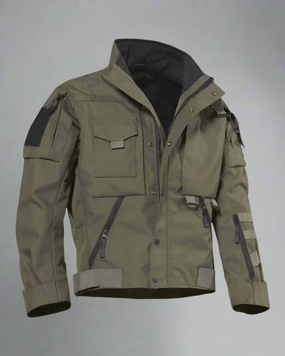 Durable Soft Shell Winter Jacket - winter techwear - Durable Soft Shell Winter Jacket for Outdoor Use - View 3
