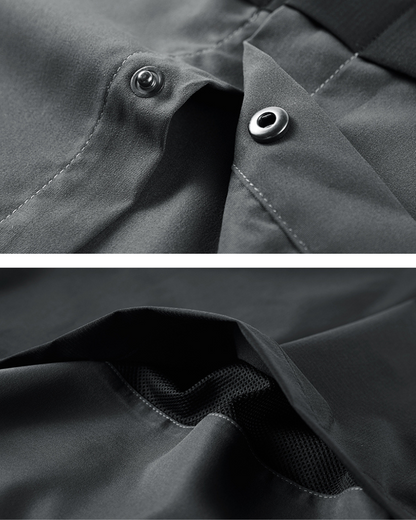 Dynamic Color-Block Techwear Shirt -  color-block shirt - Color-Block Techwear Shirt for Functional Style - View 4