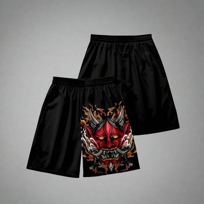 Dynamic Dual Outfit Set -  asian sizing - Stylish Japanese Haori Set with Shorts - View 3