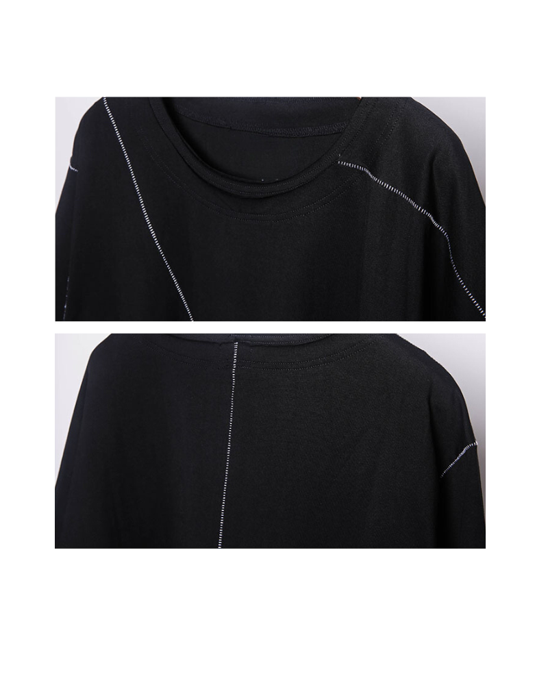 Dynamic Geometric Techwear Tee -  futuristic style - Dynamic Geometric Techwear Tee for Unique Style - View 6