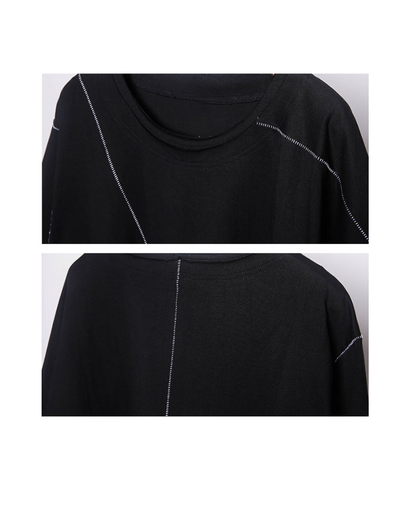 Dynamic Geometric Techwear Tee -  futuristic style - Dynamic Geometric Techwear Tee for Unique Style - View 6