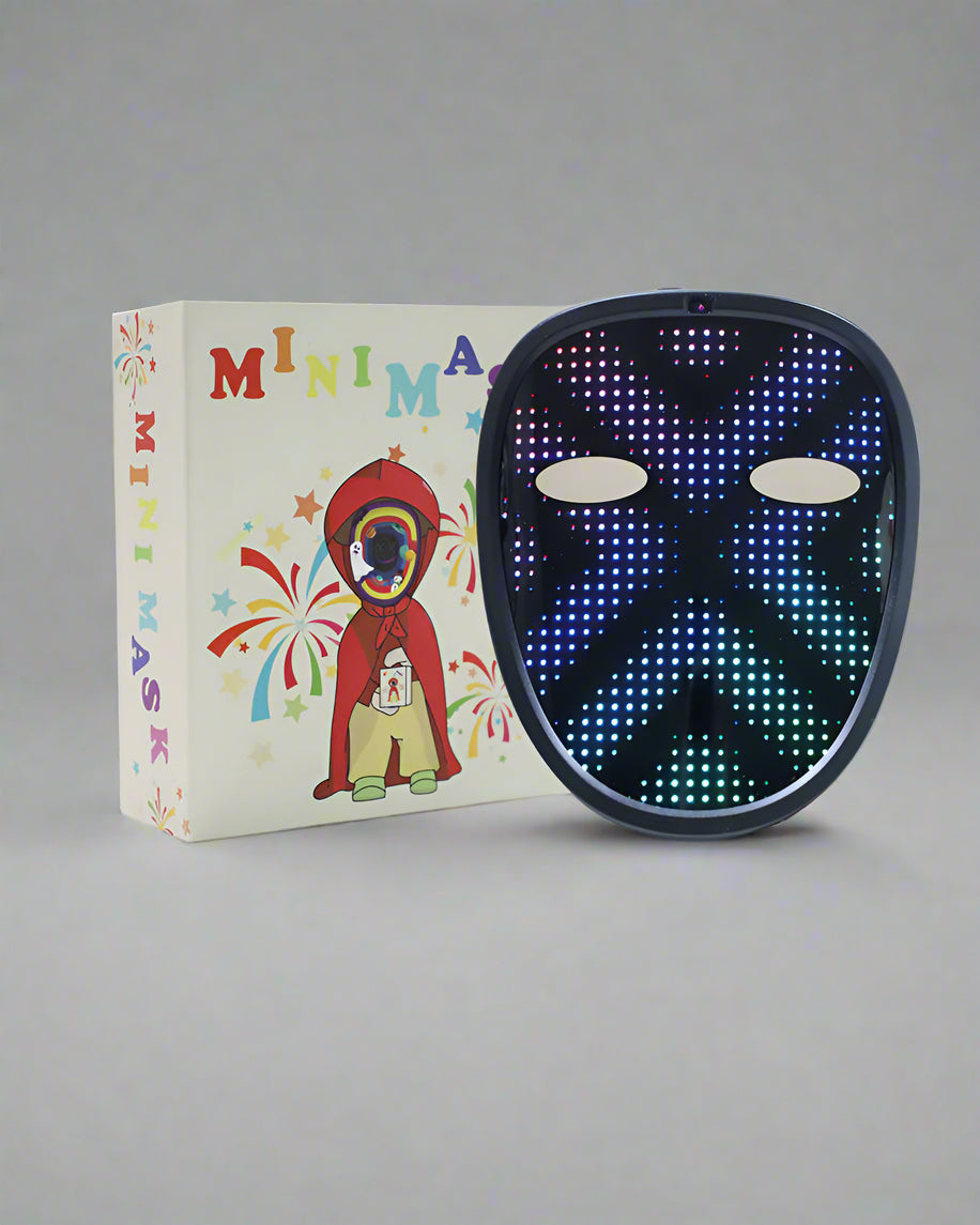 Dynamic LED Cyberpunk Mask - led mask - Dynamic LED Cyberpunk Mask for a Futuristic Look - View 10