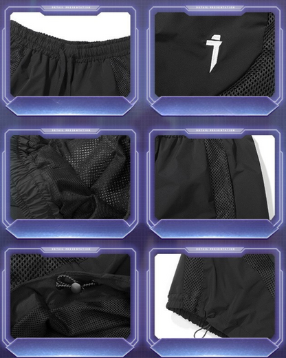 Dynamic Mesh Performance Shorts -  urban exploration shorts - Breathable Mesh Cargo Sports Shorts for Urban Adventure - View 9