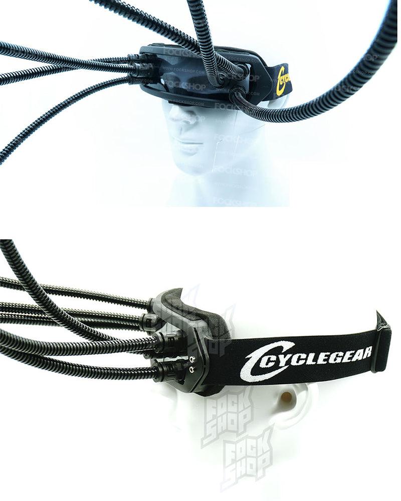 Dystopian Dreadlock Vision Gear - dreadlock mask - Futuristic Adjustable Dystopian Mask for Techwear Style - View 9