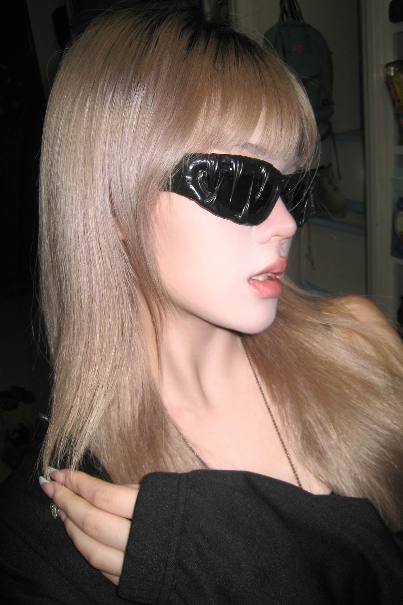 Melting Drip Resin Sunglasses