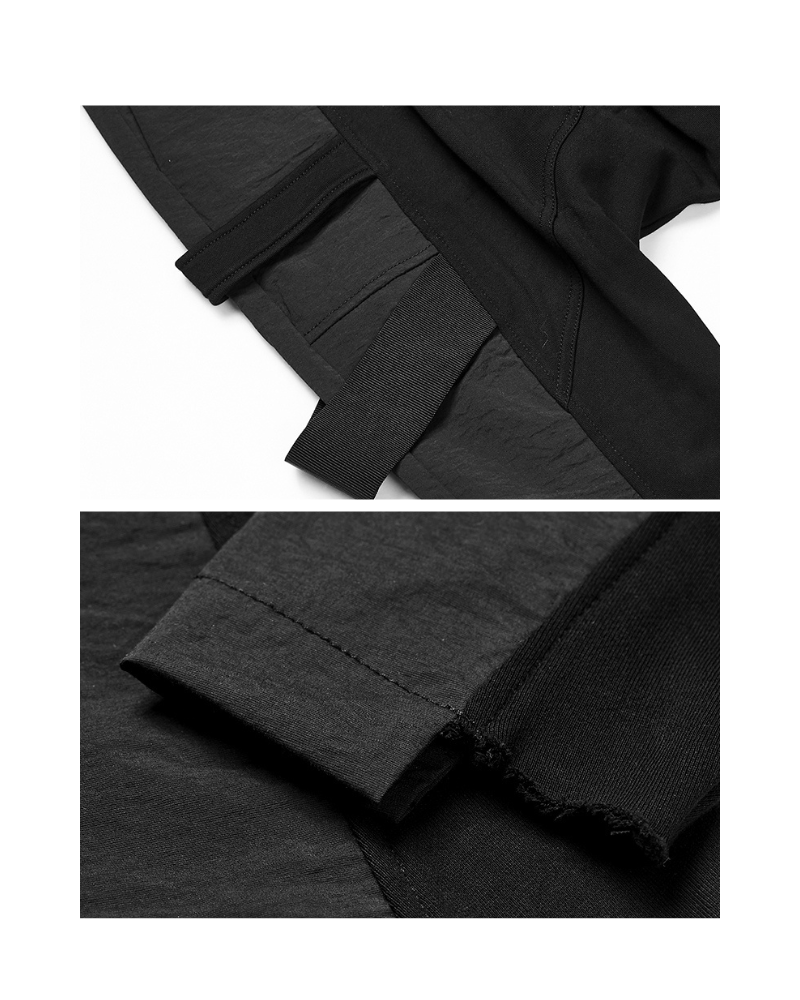 Edgy Asymmetric Cargo Trousers -  edgy fashion - Unique Asymmetric Cargo Trousers for Edgy Fashion - View 6
