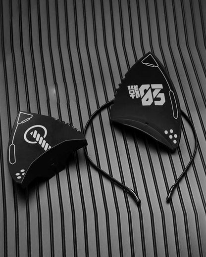 Edgy Cyber Cat Ear Set -  playful streetwear - Cyber Cat Ear Set for Playful Streetwear Style - View 14
